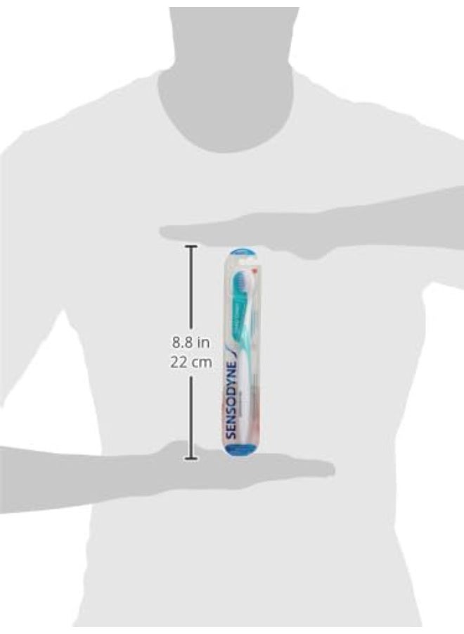 Sensodyne Deep Clean Toothbrush for Sensitive teeth- Soft multi colour - Image 2